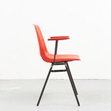 Vintage patio chair with armrests