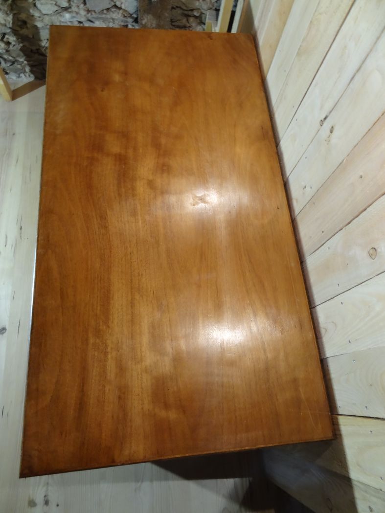 50s oak box desk, 150 x 80 cm