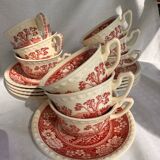Ensemble de 9 tasses à thé et sous-tasses Villeroy et Boch Rusticana