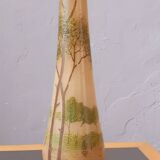Glass paste vase attributed to Legras, late 19th century