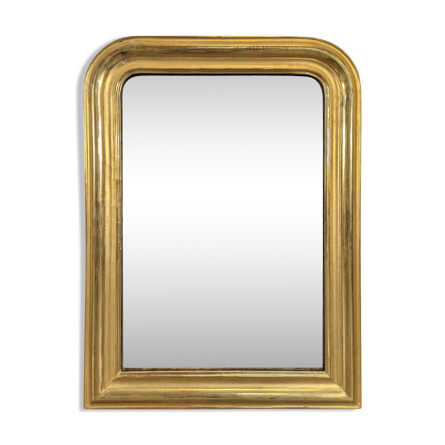 Golden mirror from the Louis Philippe period.