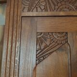 Wardrobe in solid oak