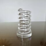 Spring pencil holder in plexiglass 70s 80s