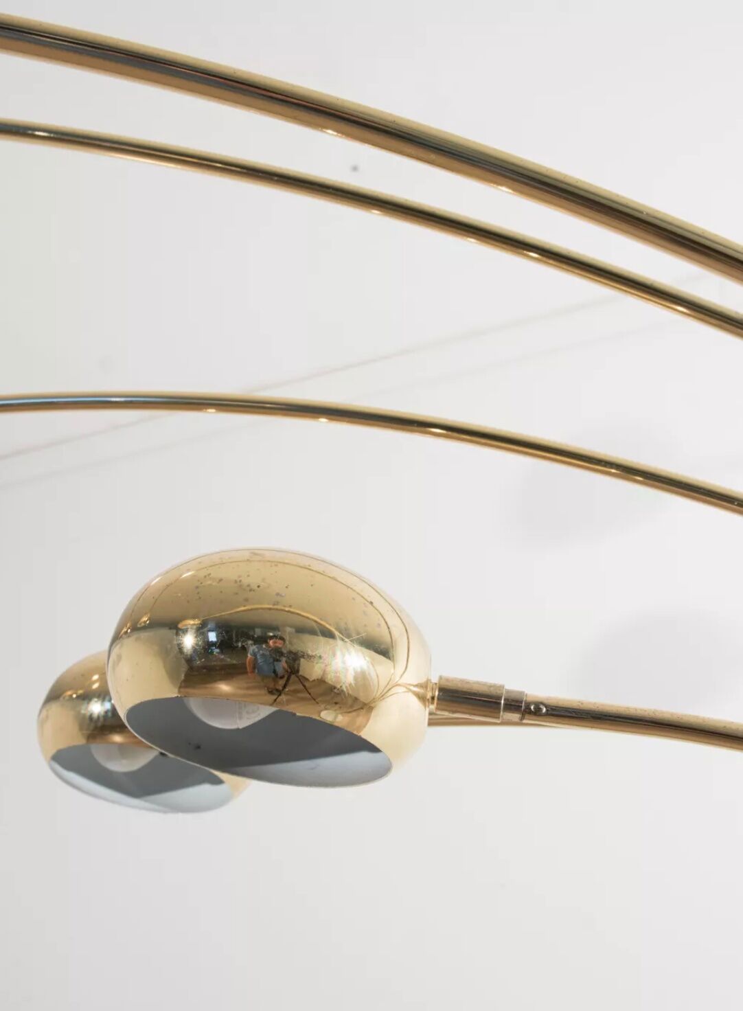 Italian 5-arm mid-century floor lamp