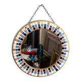 Vintage earthenware mirror 1970