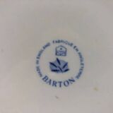 6 Hollow plates stamped "Barton-Made in England"