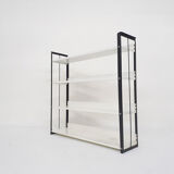 Black and white metal book shelves attrb. to Tomado, Holland, 1950's