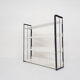 Black and white metal book shelves attrb. to Tomado, Holland, 1950's