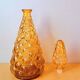 Amber Empoli glass carafe 70s