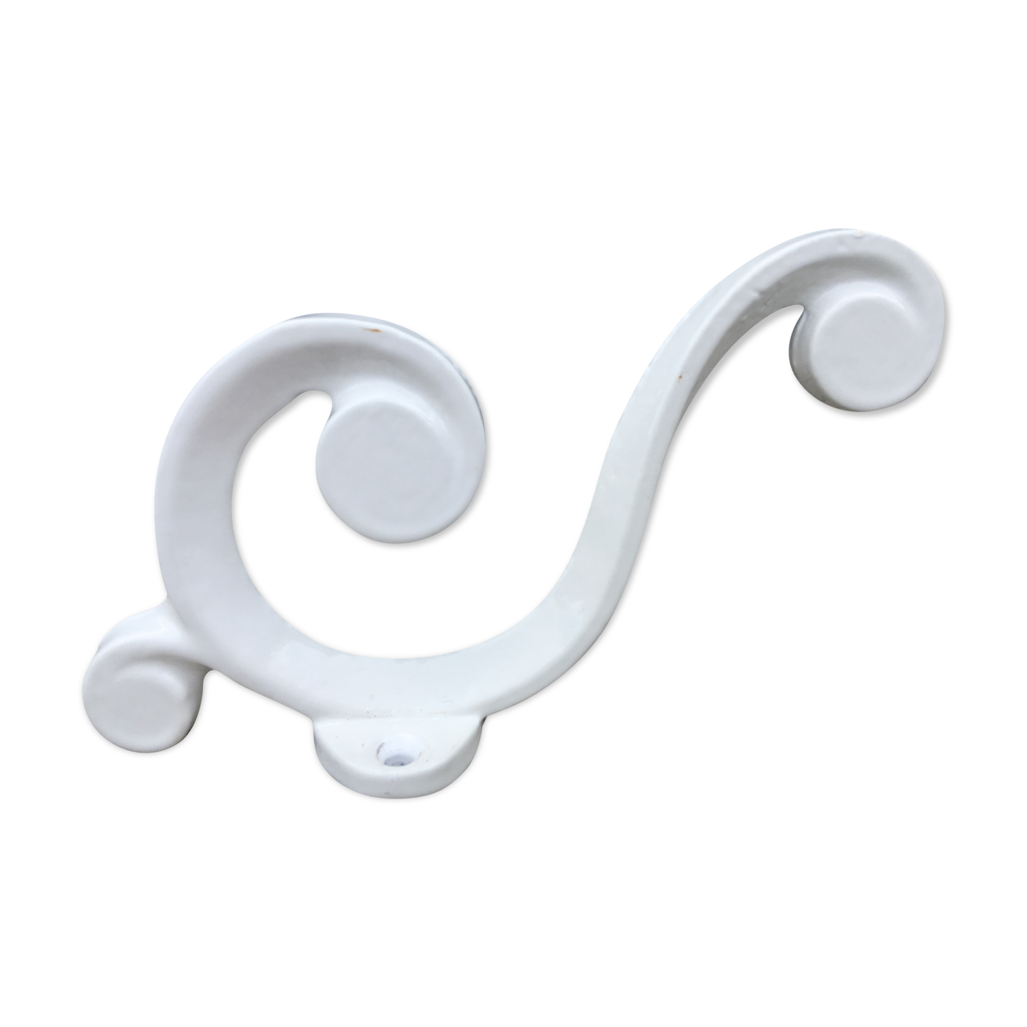 Enamelled cast iron hanger, circa 1950