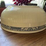 Antique earthenware vegetable dish Salins - Terre de fer