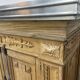 19th-century zinc and solid oak bar counter