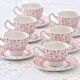 Johnson & Bros "Rose Bouquet" Antique Porcelain Coffee Set