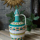 Vintage scoubidou bottle