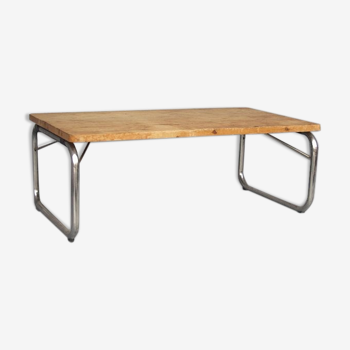 Table basse structure tubulaire 1970