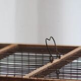 Old wooden bird cage