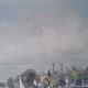 Oil on panel 30X40, lakeside walk