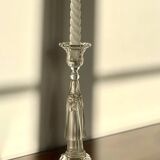 Bougeoir en verre de Portieux