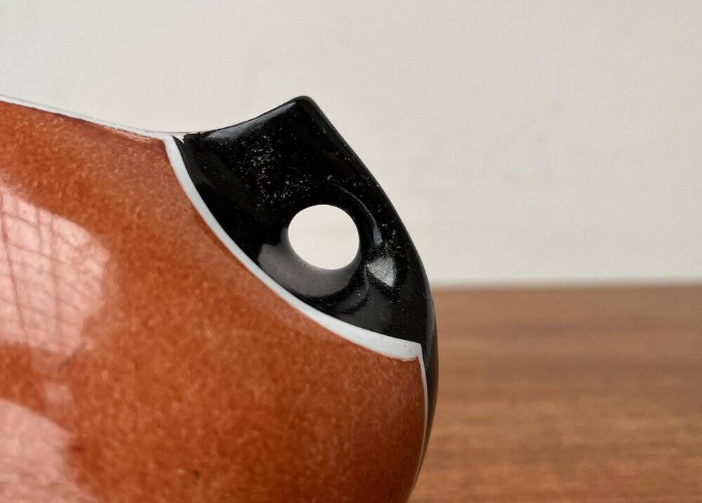 German ceramic vase from the mid-century by Krösselbach Keramik, 1960s.