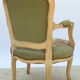 Louis XV style convertible armchair