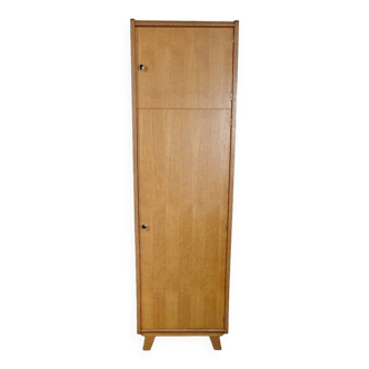 Vintage oak veneered wardrobe 1960