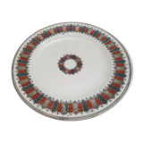 Vintage round dish in English earthenware