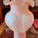 Grand vase Art Déco col dentelle