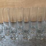 Set of 9 scandinavian glasses