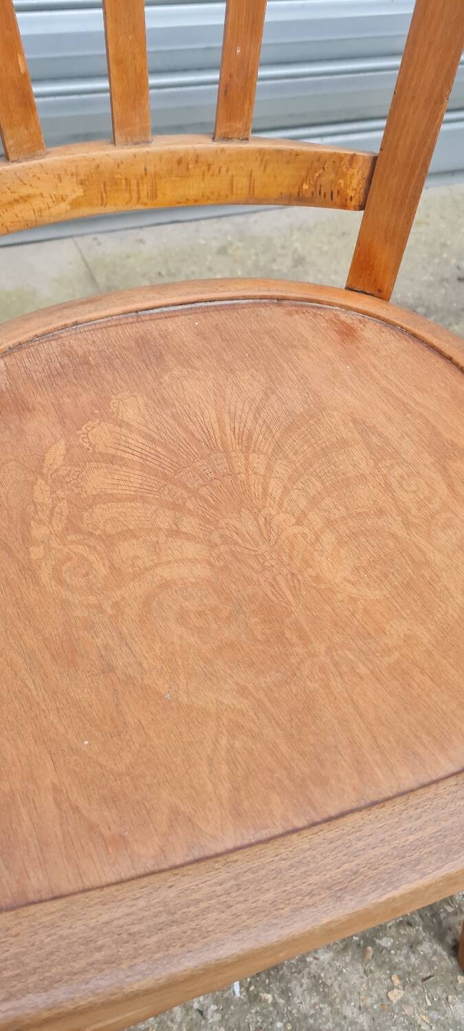 Set de 4 chaises bistrot luterma