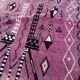Berber Moroccan pink carpet made of wool in Morocco.