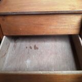 2 furniture or vintage boarding school bedside table