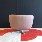 Vintage Scandinavian swivel armchair from the 70s