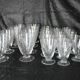 Verres cristal Art déco gravés France 1930 x24