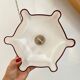 Vintage yellow opaline lampshade pendant light