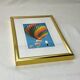 Golden wall frame