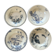 Lot of 4 hollow plates earthenware of Gien