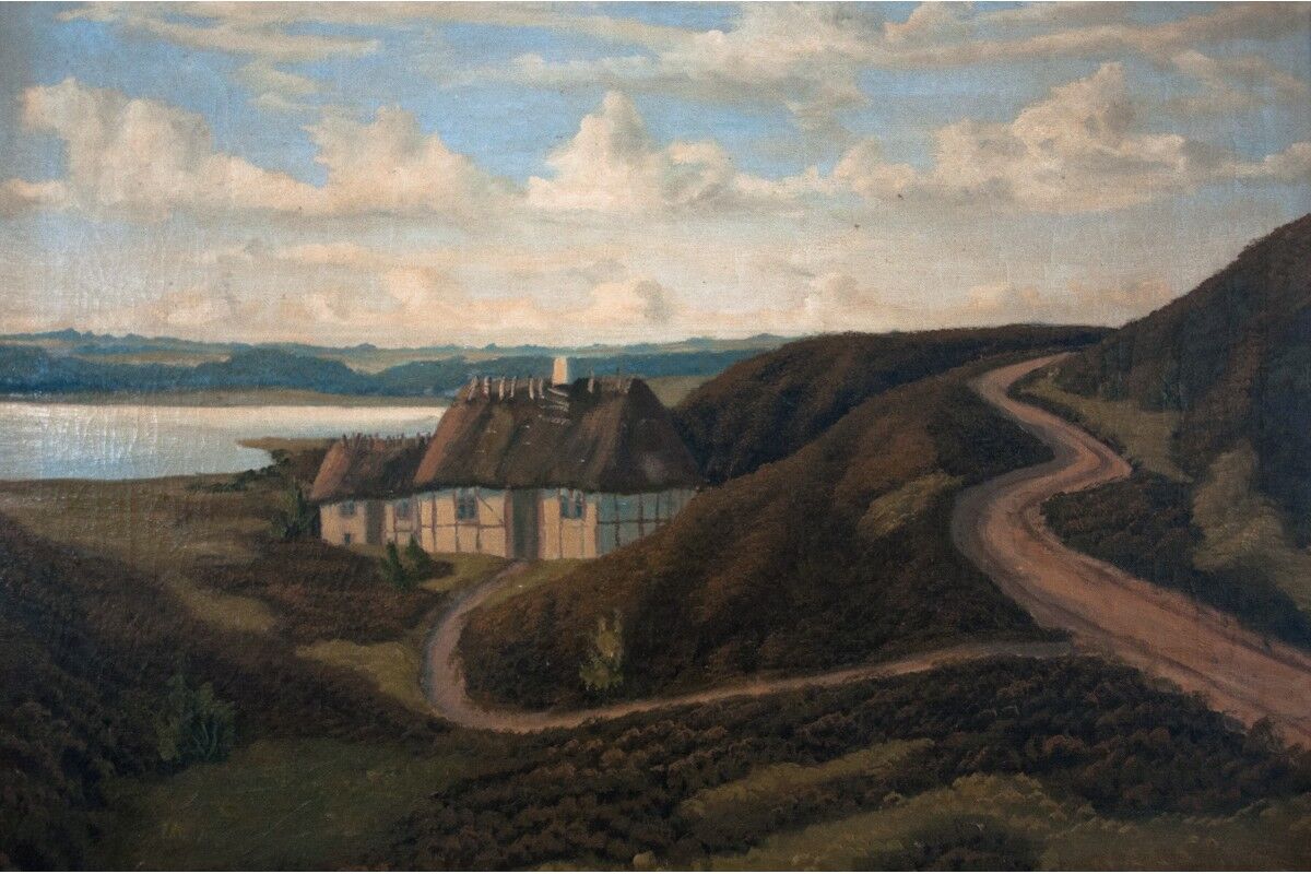 Painting "House on the coast"