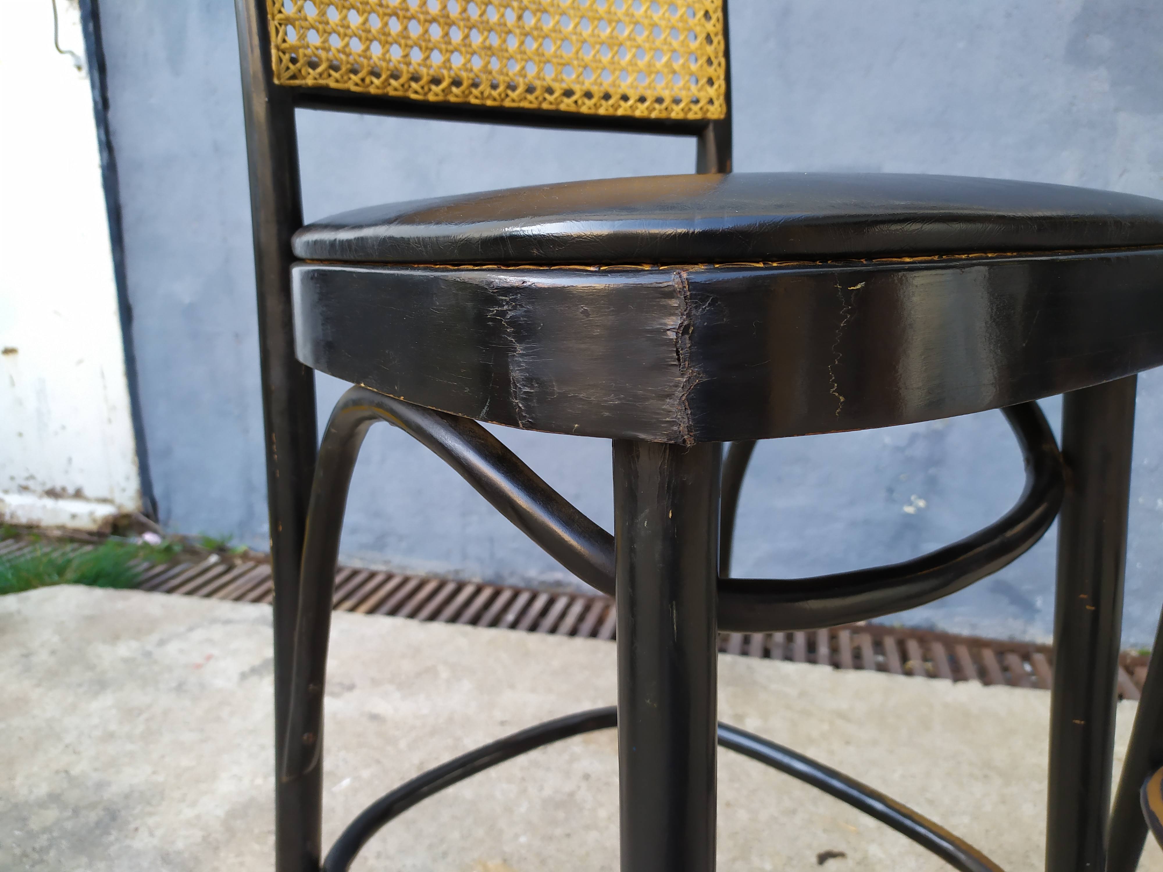 Pair of bistro bar stools