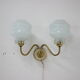 Ensemble de lustre et applique, 1970 ́s.