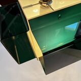 Vintage Pendant • Two-Coloured Acrylic • 1970