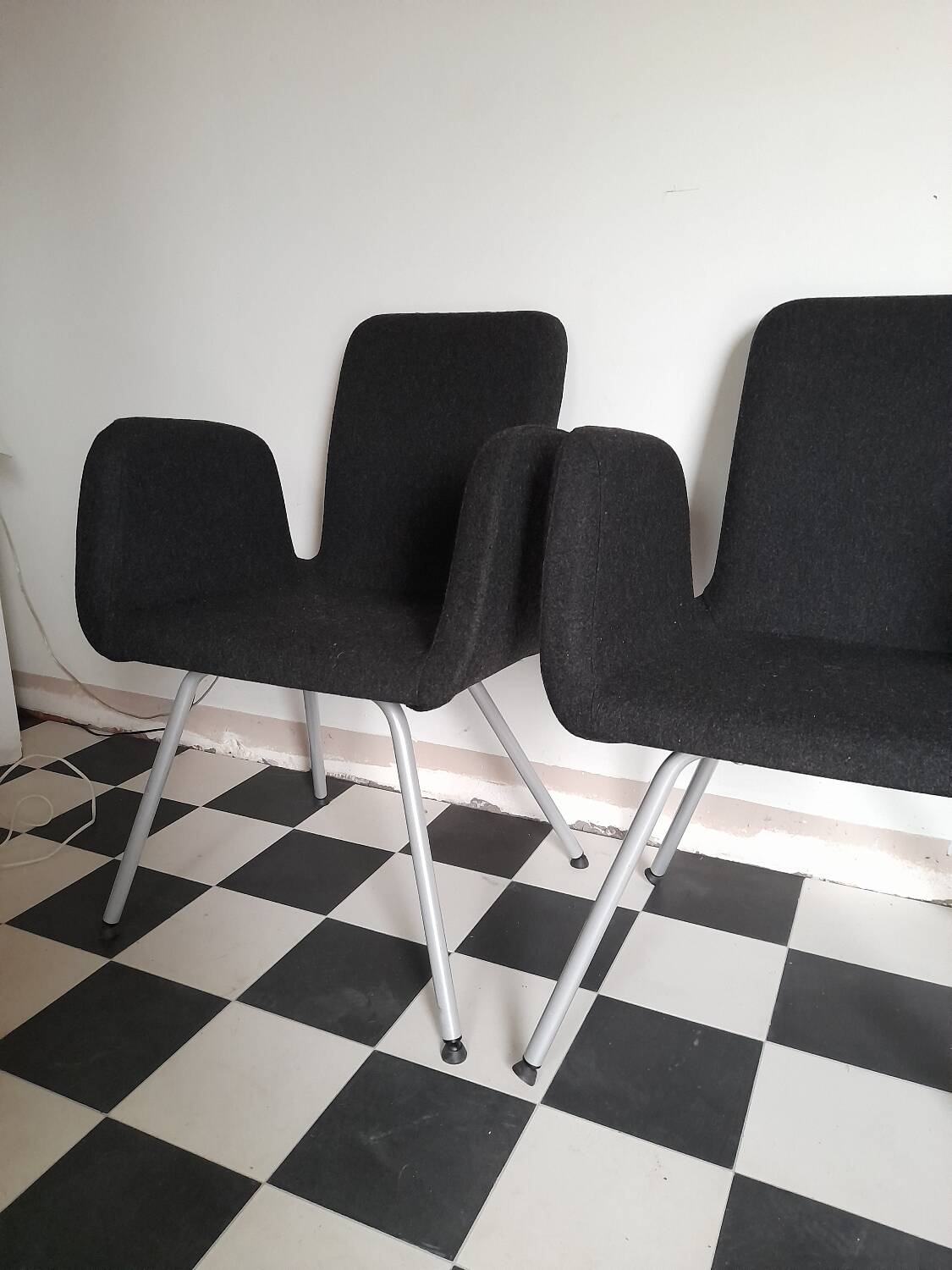 Set of 3 Patrick 90s Mia Gammelgaard chairs
