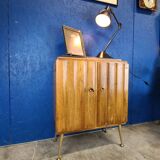 End table, vintage art deco bedside