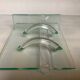 Thick glass soliflore vase design
