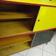 Vintage storage cabinet/sideboard with shelves, wood, formica, carlene