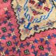 Tapis ancien d’orient sinkiang fait main 68x139 cm