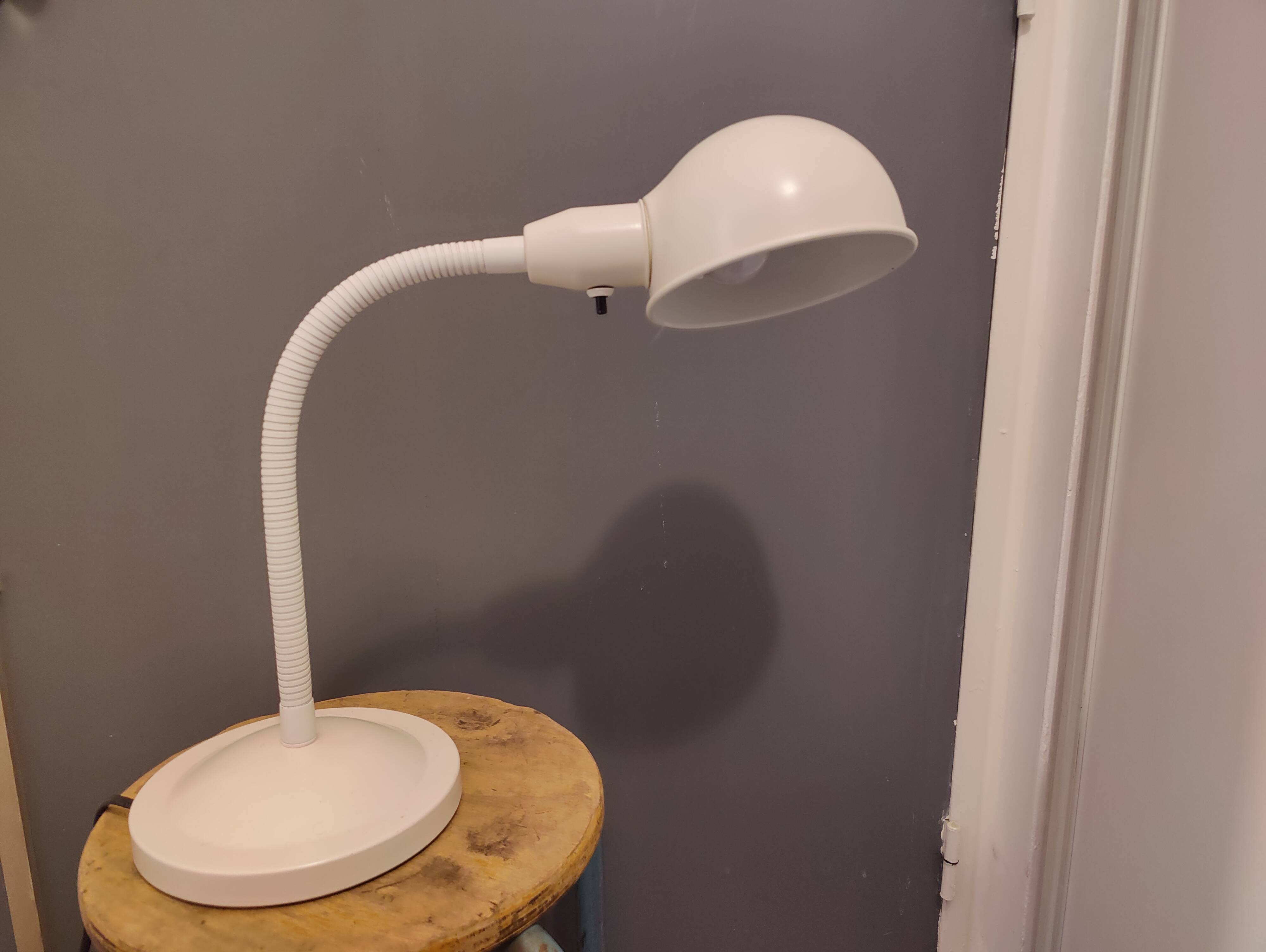 Ikea lamp Format A0103 white (cream) vintage 1980s