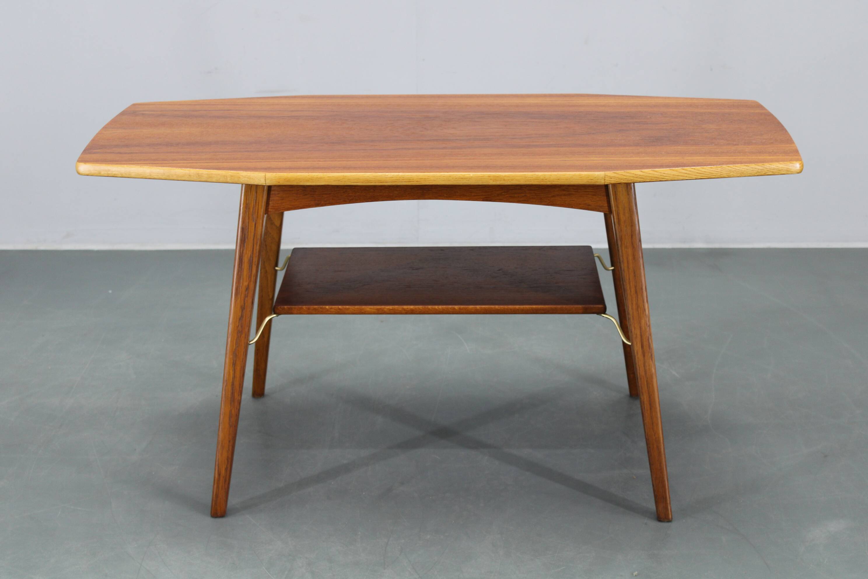 1960s Danish Teak and Oak  Coffee Table