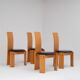 Set of 4 Mario Marenco Dining Chairs for Mobil Girgi