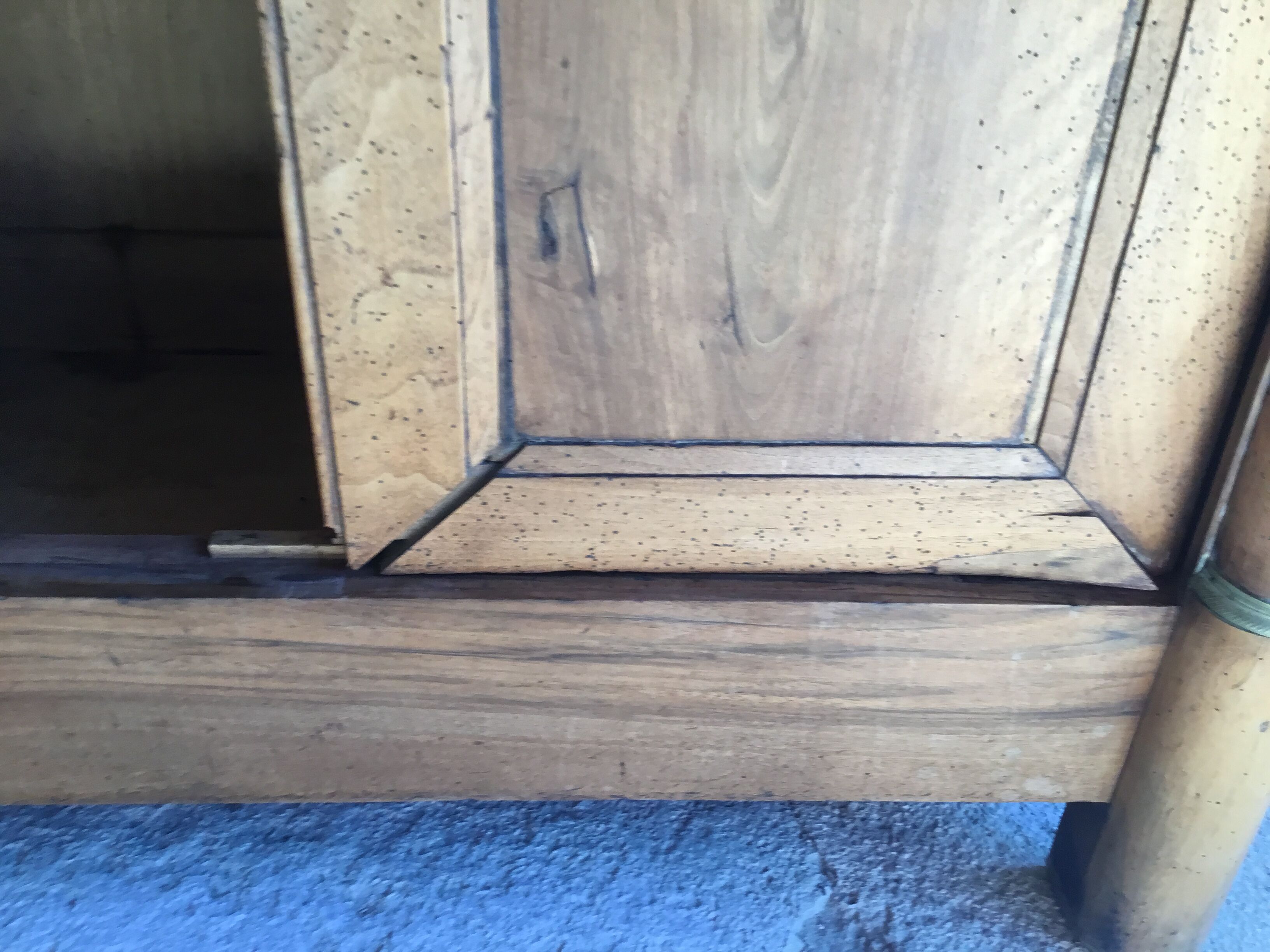 Empire cabinet with bronze ornamented columns