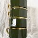 Coffee cups Bistrot Yves Deshoulieres Apilco empire green